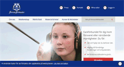 Desktop Screenshot of forsvarsforbundet.se